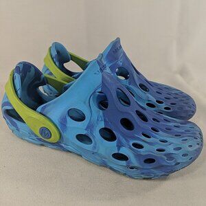 Merrell Hydro Moc Clogs MRS-1480-1 Boys Kids Youth 3 Blue Water Strap Shoes